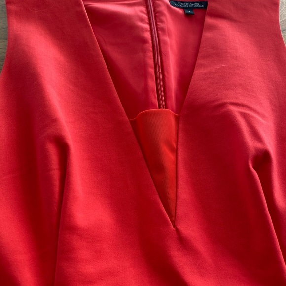 Orangey red slim fitted RW Dress - Picture 4 of 4